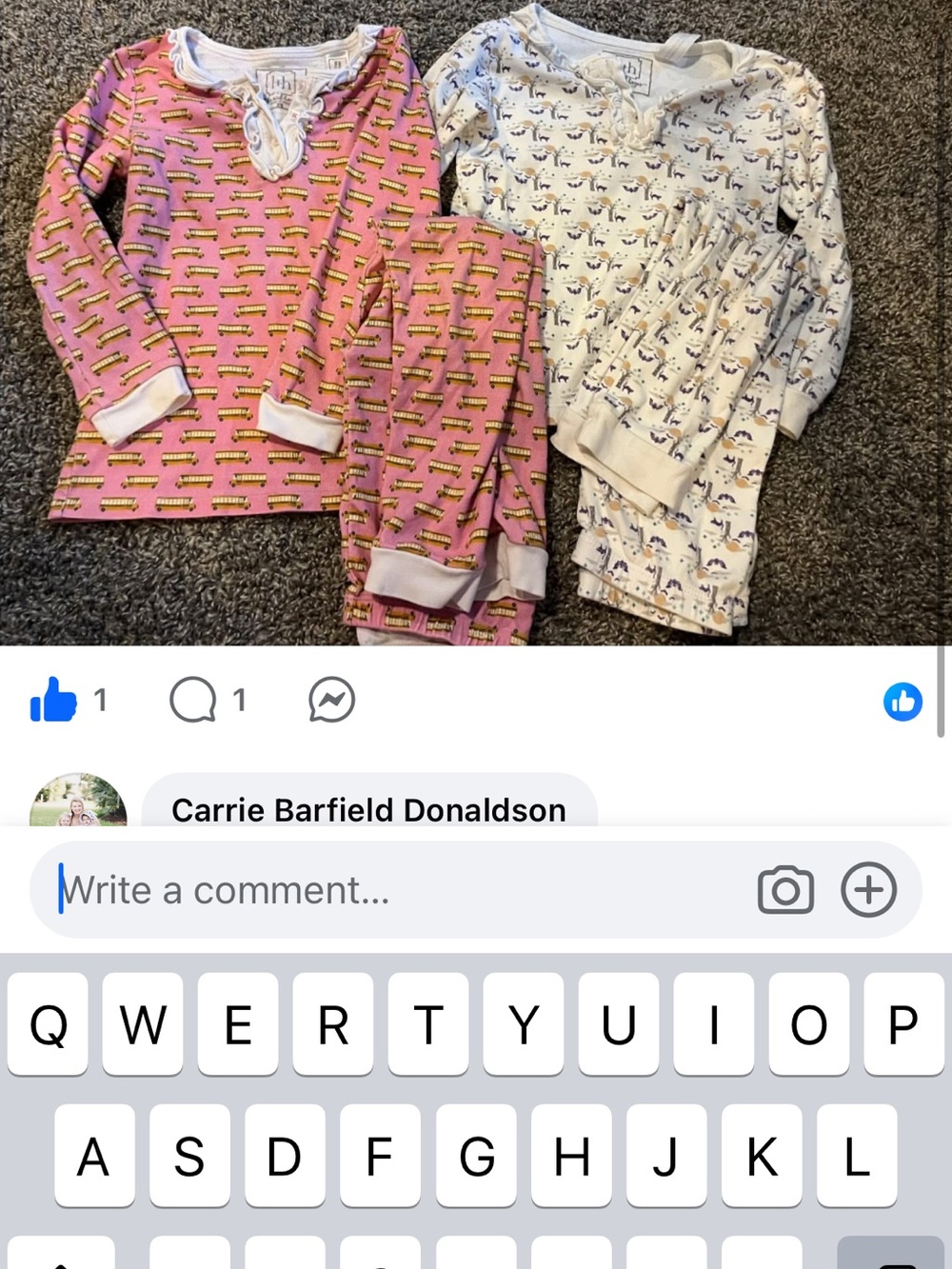 Lila & Hayes Pima pajamas size 6 girls School buses and Halloween long sleeve l - Picture 5 of 5